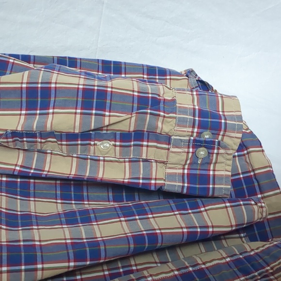 Lands' End plaid button down shirt XXL/T 18-18.5 - Picture 3 of 8